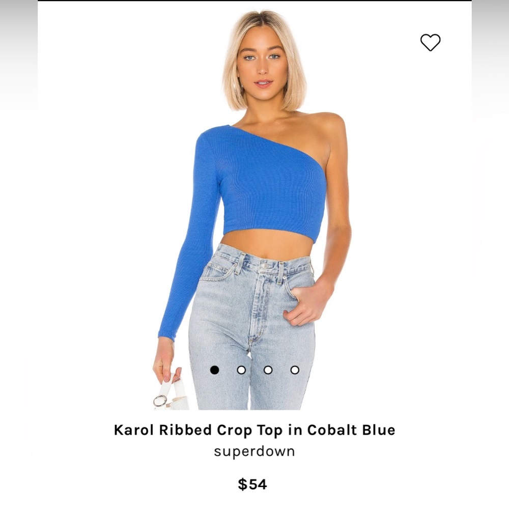 Superdown Karol Ribbed Crop
